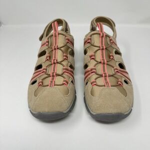 Lands' End Shoes Womens‎ Size 11 Beige Fisherman Sandals Comfort Outdoor Walking